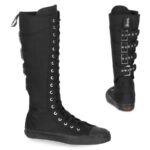 Deviant-303 Black Canvas Zapatos Demonia - Image 2