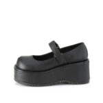 Dollie-01 Black Vegan Leather Zapatos Demonia - Image 4