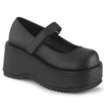 Dollie-01 Black Vegan Leather Zapatos Demonia - Image 6