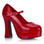 Dolly-50 Red Patent Zapatos Demonia - Image 6