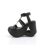 Dynamite-12 Zapatos Demonia Black Vegan Leather - Image 4