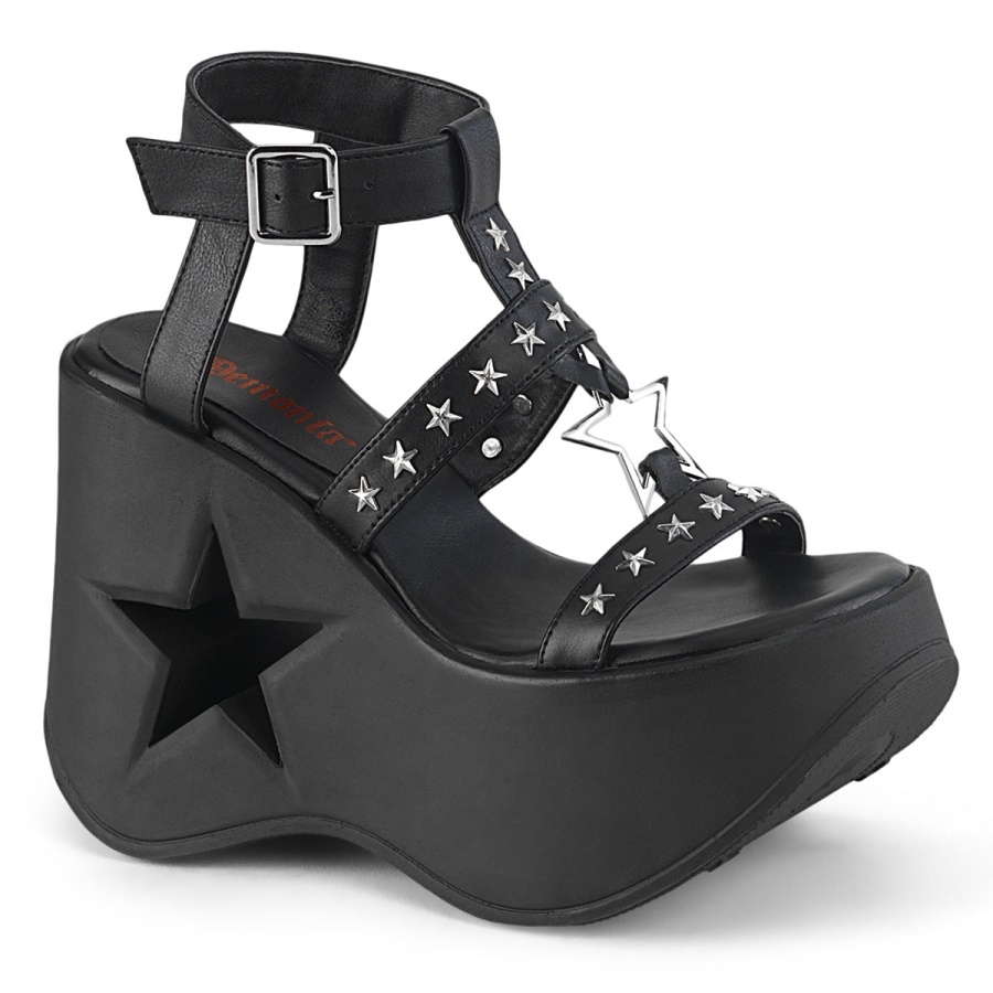 dynamite_12_zapatos_demonia_black_vegan_leather.jpg Dynamite-12 Zapatos Demonia Black Vegan Leather - Image 1