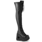 Dynamite-300 Black Str Vegan Leather Demonia Colombia - Image 6
