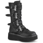 Emily-322 Demonia Colombia Black Vegan Leather - Image 2