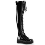 Emily-375 Black Patent Zapatos Demonia - Image 6