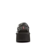 Funn-18 Zapatos Demonia Black Vegan Leather - Image 3
