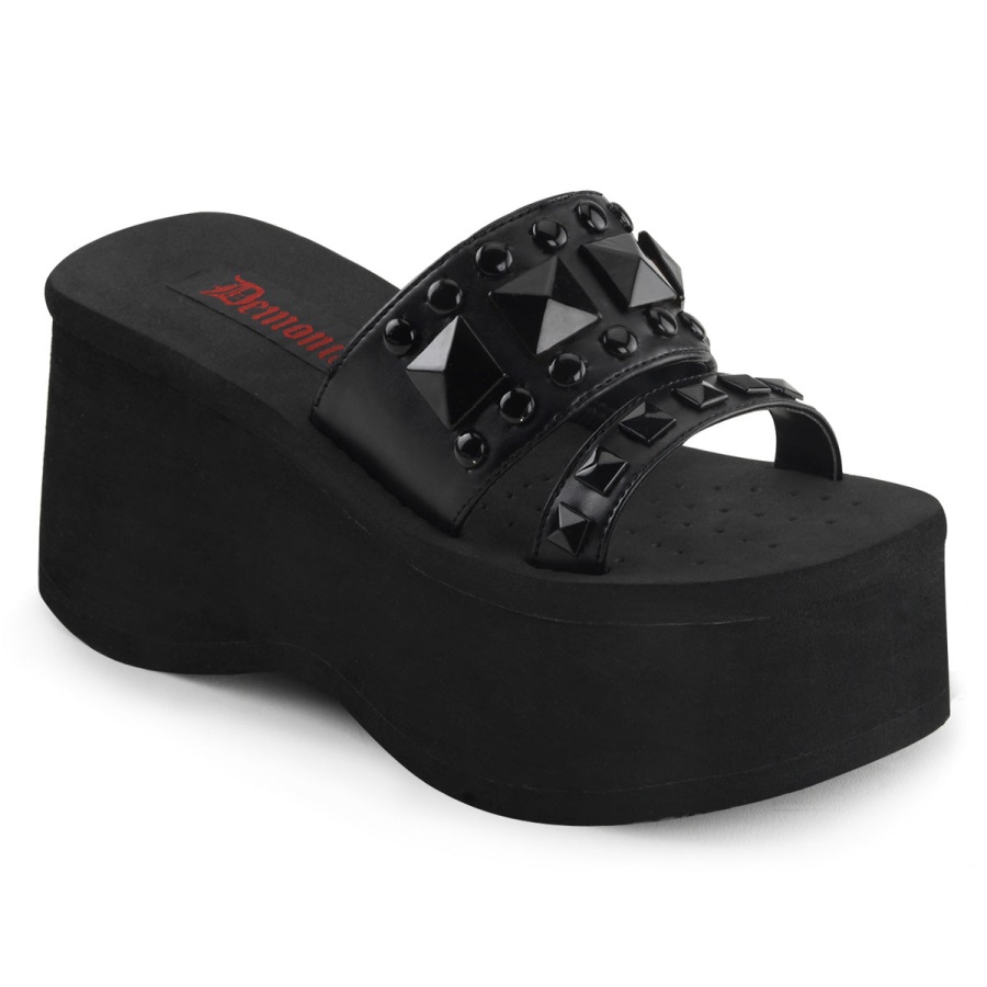 funn_18_zapatos_demonia_black_vegan_leather.jpg Funn-18 Zapatos Demonia Black Vegan Leather - Image 1