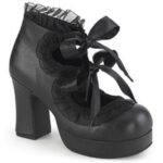 Gothika-53 Zapatos Demonia Black Vegan Leather - Image 6