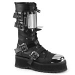 Gravedigger-250 Black Vegan Leather Demonia Colombia - Image 2