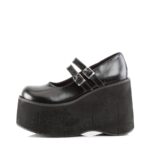 Kera-08 Black Vegan Leather Zapatos Demonia - Image 4