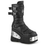 Kera-108 Demonia Colombia Black Vegan Leather - Image 2