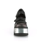 Kera-13 Zapatos Demonia Black-Pewter Vegan Leather - Image 3