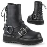 Lilith-210 Black Vegan Leather Demonia Colombia - Image 2