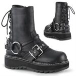 Lilith-210 Black Vegan Leather Demonia Colombia - Image 6