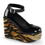 Poison-03 Black Patent Zapatos Demonia - Image 2