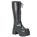 Ranger-302 Black Vegan Leather Demonia Colombia - Image 6