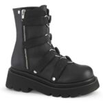 Renegade-50 Black Vegan Leather-Nylon Demonia Colombia - Image 2