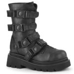 Renegade-55 Demonia Colombia Black Vegan Leather - Image 2