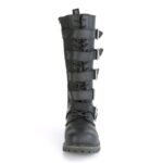 Riot-18Bk Demonia Colombia Black Vegan Leather - Image 3