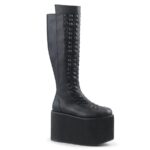 Rot-13 Demonia Colombia Black Faux Leather