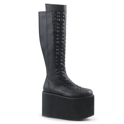 Rot-13 Demonia Colombia Black Faux Leather