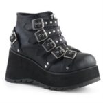 Scene-30 Demonia Colombia Black Vegan Leather - Image 6