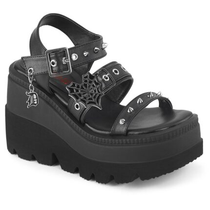 Shaker-13 Zapatos Demonia Black Vegan Leather