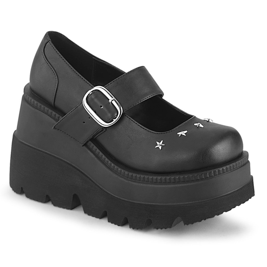 shaker_23_black_vegan_leather_zapatos_demonia.jpg Shaker-23 Black Vegan Leather Zapatos Demonia - Image 1