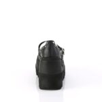 Shaker-27 Black-White Vegan Leather Zapatos Demonia - Image 5