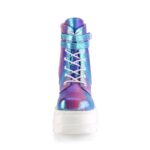 Shaker-52 Demonia Colombia Purple Multi Iridescent Vegan Leather - Image 3