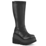 Shaker-65Wc Black Stretch Vegan Leather Demonia Colombia - Image 6