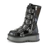 Slacker-160 Black Patent-Vegan Leather Demonia Colombia - Image 4