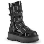 Slacker-160 Black Patent-Vegan Leather Demonia Colombia - Image 6