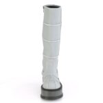 Slacker-230 Demonia Colombia Gray Reflective Vegan Leather - Image 3