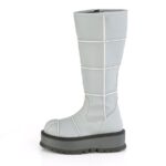 Slacker-230 Demonia Colombia Gray Reflective Vegan Leather - Image 4