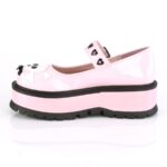 Slacker-27 Baby Pink Hologram Zapatos Demonia - Image 4