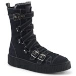 Sneeker-318 Zapatos Demonia Black Canvas - Image 2