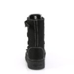 Sneeker-318 Zapatos Demonia Black Canvas - Image 5
