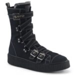 Sneeker-318 Zapatos Demonia Black Canvas - Image 6
