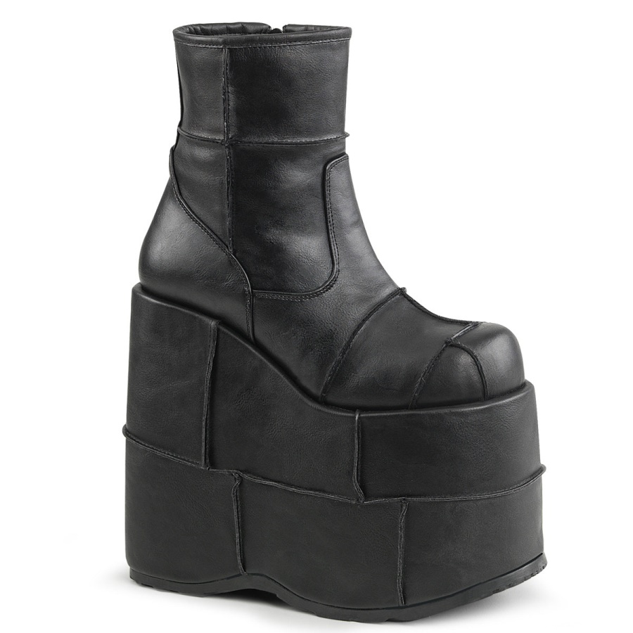 stack_201_black_vegan_leather_demonia_colombia.jpg Stack-201 Black Vegan Leather Demonia Colombia - Image 1