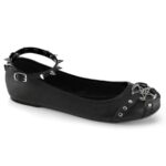 Star-23 Black Vegan Leather Zapatos Demonia - Image 2