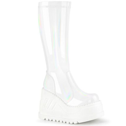 Stomp-200 Demonia Colombia White Hologram Stretch Patent