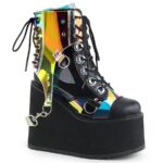 Swing-115 Demonia Colombia Black Vegan Leather - Image 2