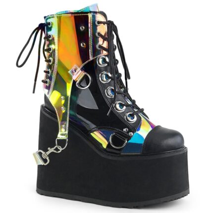 Swing-115 Demonia Colombia Black Vegan Leather