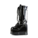 Swing-150 Black Stretch Patent Demonia Colombia - Image 4