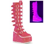 Swing-815Uv Pink Glitter Zapatos Demonia - Image 2