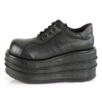 Tempo-08 Black Vegan Leather Zapatos Demonia - Image 4
