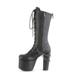 Torment-170 Black Vegan Leather Zapatos Demonia - Image 4