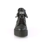 V-Creeper-566 Zapatos Demonia Black Vegan Leather - Image 3
