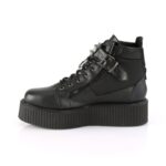 V-Creeper-566 Zapatos Demonia Black Vegan Leather - Image 4